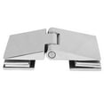 thumbnail image 6 of Bathroom Hinge Beveled Double‑Sided Hinge Stainless Steel Shower Room Glass Door Hinge for 8‑12mm Glass, 6 of 8