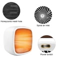 thumbnail image 3 of Portable Space Heater,Ceramic Electric Heater, Compact Small Warmer - white, 3 of 6