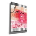 thumbnail image 2 of Epic Graffiti 'Love Vertical' by Linda Woods, Canvas Wall Art, 18"x26", 2 of 3