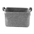 thumbnail image 2 of Organizador de juguetes para mascotas, multiusos con asas, organizador de juguetes para niños, contenedor de almacenamiento para ropa y accesorios par Gris claro, 2 of 9