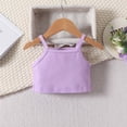 thumbnail image 5 of JAJAHO Toddler Baby Girl Clothes 2 Piece Skirt Sets Summer Outfits Spaghetti Strap Cropped Tank Tops And Pleated Skirts Fashion Clothing 0-4T Soft Outfit, 5 of 6