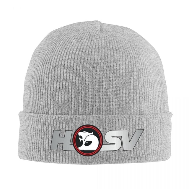HOLDEN HSV Bonnet Tricoté Chaud Mode Chapeau Automne Hiver Extérieur Bonnets pour Hommes Femmes Adulte Gris Taille Unique