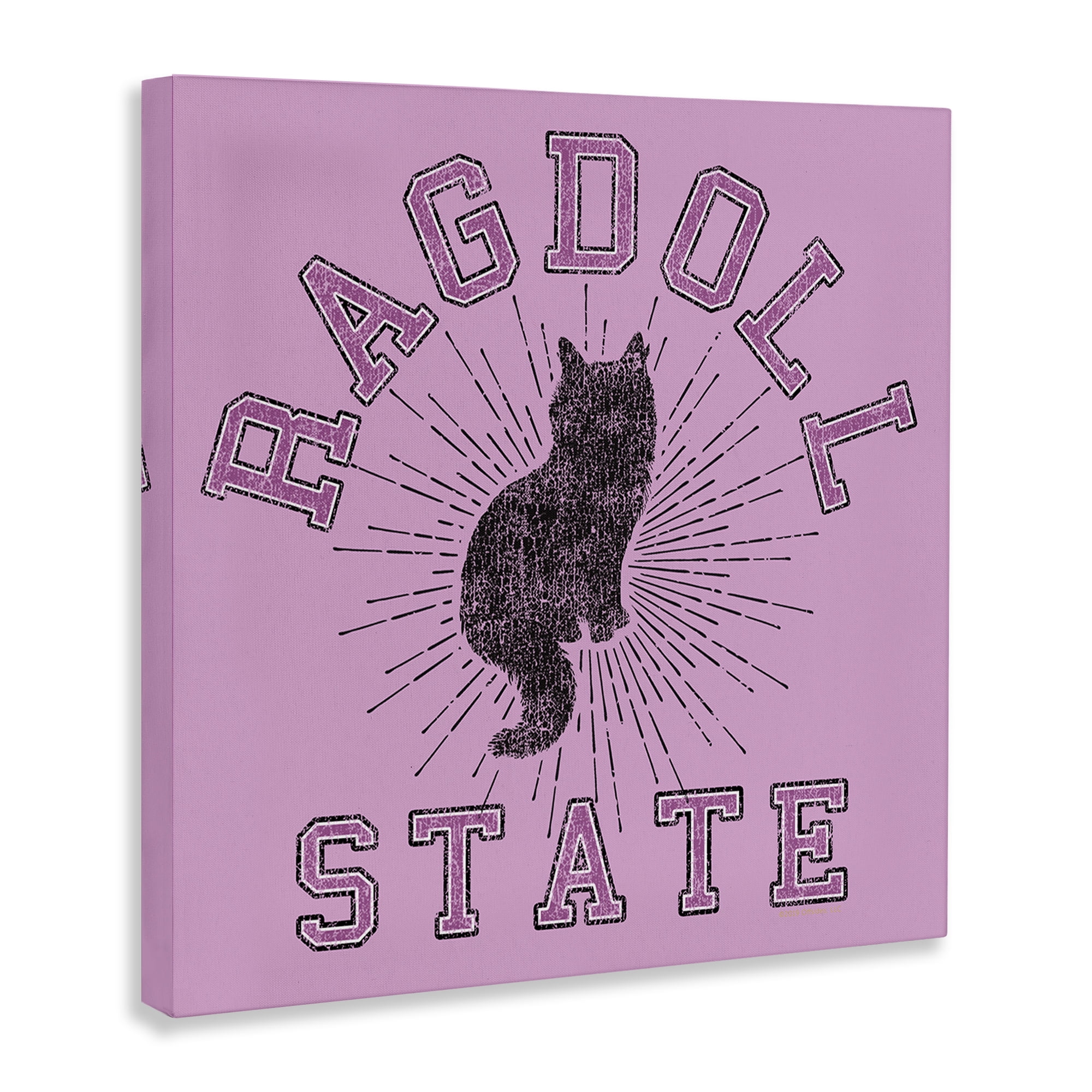 Stupell Industries Ragdoll Cat State Animals Painting Wrapped Canvas Art Print Wall Art, 30 x 30