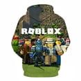 thumbnail image 3 of ROBLOX-Jersey con capucha para adultos y niños, suéter con estampado Digital 3D periférico de animación del juego, holgado, a la moda, 3 of 4