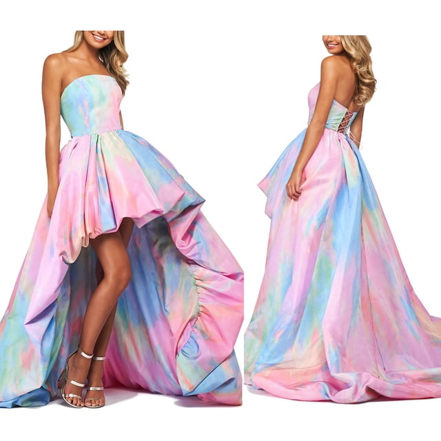 Gspmoly Women'S Casual Dresses, Women'S 2022 Sexy Wedding Dress Blue Long Tail High Waist Tail Wedding Bridesmaid Dress Work Dresses for Women Clearance Items