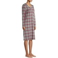 thumbnail image 4 of White Orchid Brinkley Plaid Butter Knit Gown, 4 of 7