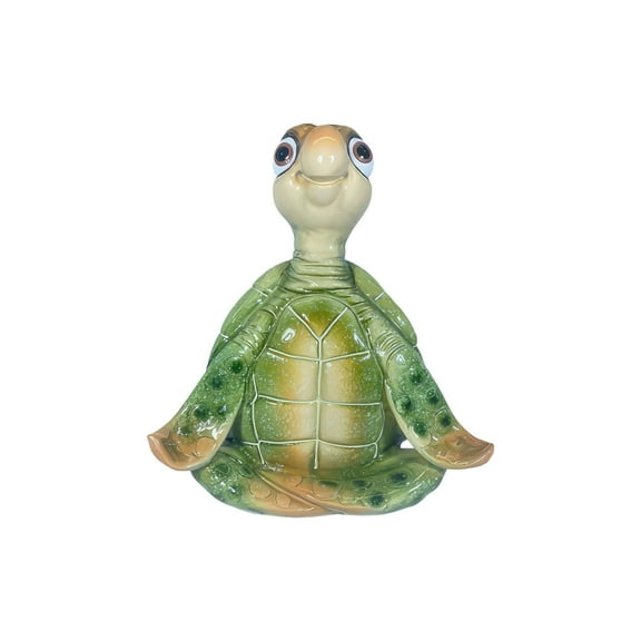 FC Design 6"H Green Yoga Sea Turtle Figurine Statue Sculpture Ornament Decoration Home/Room Decor and Unique Gift Ideas for Housewarming, Holidays and Birthdays