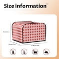 thumbnail image 5 of Pofeuu Checkered Christmas With Snowflakes Print Toaster Cover 4 Slice, Bread Dust Cover & Fingerprint Protection, Kitchen Small Appliance Covers(Toaster Cover), 5 of 7