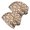 Hedgehog and Mushroom Brown Pattern, variant on Hedgehog and Toadstool Orange Pattern 2 Pack Slouchy Beanie Hat, Warm Winter Skull Cap with Stretchy Fabric & Soft Texture, Lightweight Flexible Gifts for Unisex Men Women