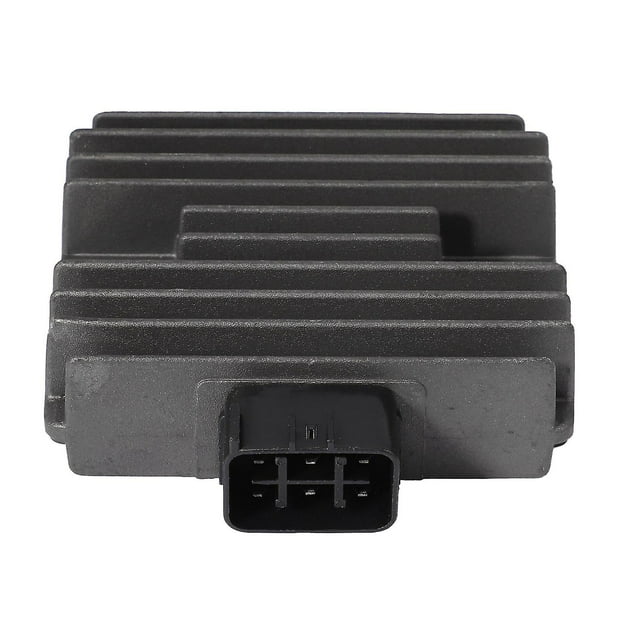 Tignapoo Régulateur de Tension Haute Performance pour Kawasaki KRF 750 Teryx & Autres Modèles, Efficacité de Refroidissement et de Charge Améliorée, Installation Facile Plug-and-Play, Design en Métal Noir, 93x79mm