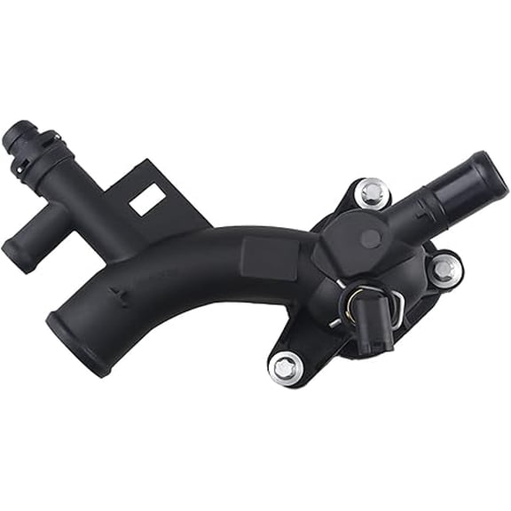 Engine Coolant Thermostat Housing Water Outlet with Sensor Compatible with Chevy Cruze, Sonic, Trax and Buick Encore 1.4L Replaces 25193922, 15-11105, 902-846, 55565334, 1511105, 902846