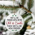 thumbnail image 6 of Fwttom Christmas Tree Ornaments - Best Friend Round Decorations, Circle Friendship Acrylic Ornaments with Holiday Quotes, Festive Gift Set, 6 of 6