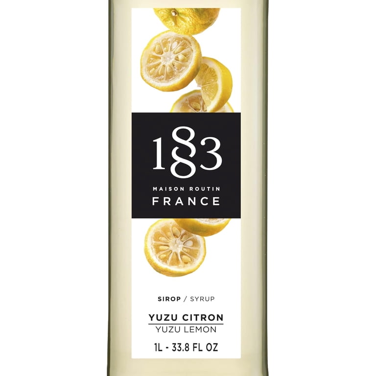 柚子です₊⁎⁺˳✧༚ 1883 Maison Routin Yuzu Lemon Syrup (1L) - Walmart.com
