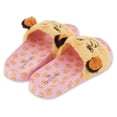 thumbnail image 5 of Disney Women's Lion King Slides, Printed Simba Slip-on Footwear Slippers Pink Gold - 7, 5 of 6