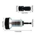 thumbnail image 2 of Kit de Moyeu de Roue Outil de Démontage Automobile pour Clous et Conception en ABS et Alliage d'Aluminium Réutilisable Fournitures de Nettoyage pour Atelier Garage, 2 of 2