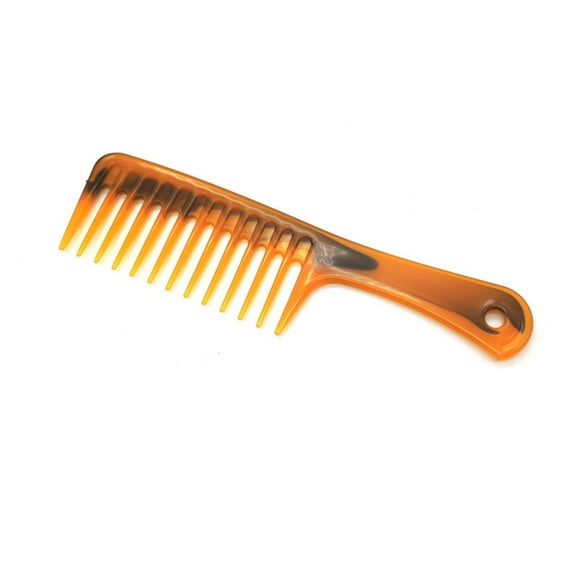 RAGUPEL Wide Tooth Comb for Curls, Durable Hair Comb with Gradient Texture, Extra Thick Plastic Wide Tooth Comb, Ideal for Long & Wavy Hair