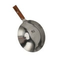 thumbnail image 1 of Stir Fry Pan Wooden Handle Stainless Steel Non Stick Multi Functional, 1 of 8