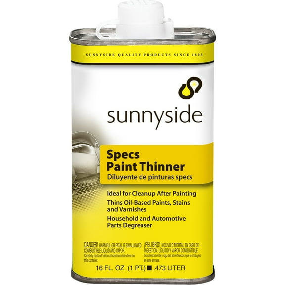 Sunnyside Specs Paint Thinner (Mineral Spirits), Pint