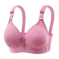 thumbnail image 1 of WZXFASHION Soutien-Gorge à Maintien Élevé pour Femmes Bretelles Réglables Couverture Complète Soutien-Gorge Confortable Sans Armature Soutien-Gorge Sans Fil Violet 44, 1 of 9
