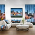 thumbnail image 2 of Design Art Fontaine Colorée De Buckingham  Sur Toile Encadrée, 2 of 5