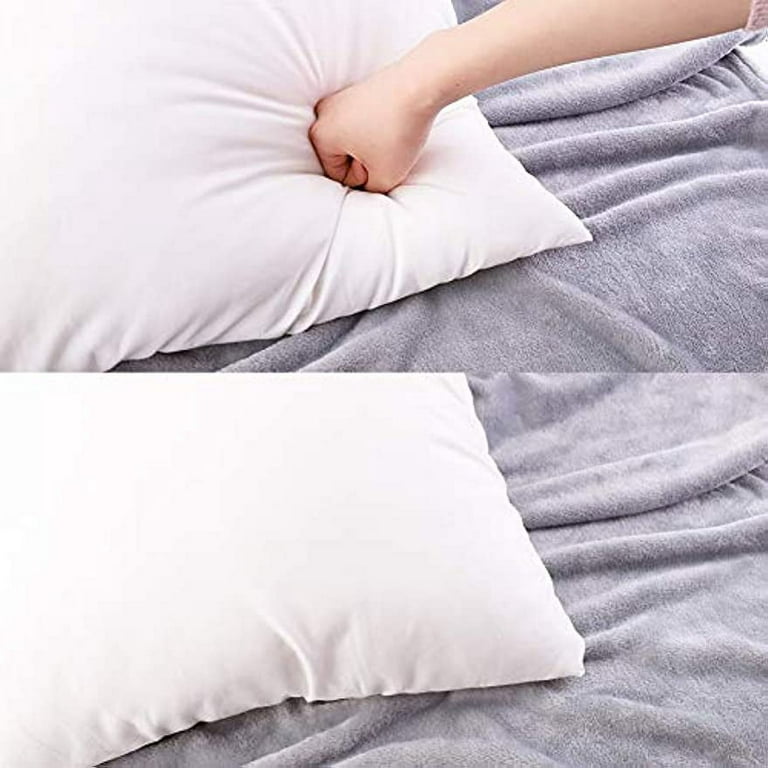 White Square Throw Pillows Inserts Decorative Pillows for Bed Couch Sofa  14 16