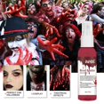 thumbnail image 1 of Blood Splatter Halloween Fake Blood Spray para maquillaje de vampiros Dress Up Prop Ygjytge Cuidado Belleza, 1 of 4