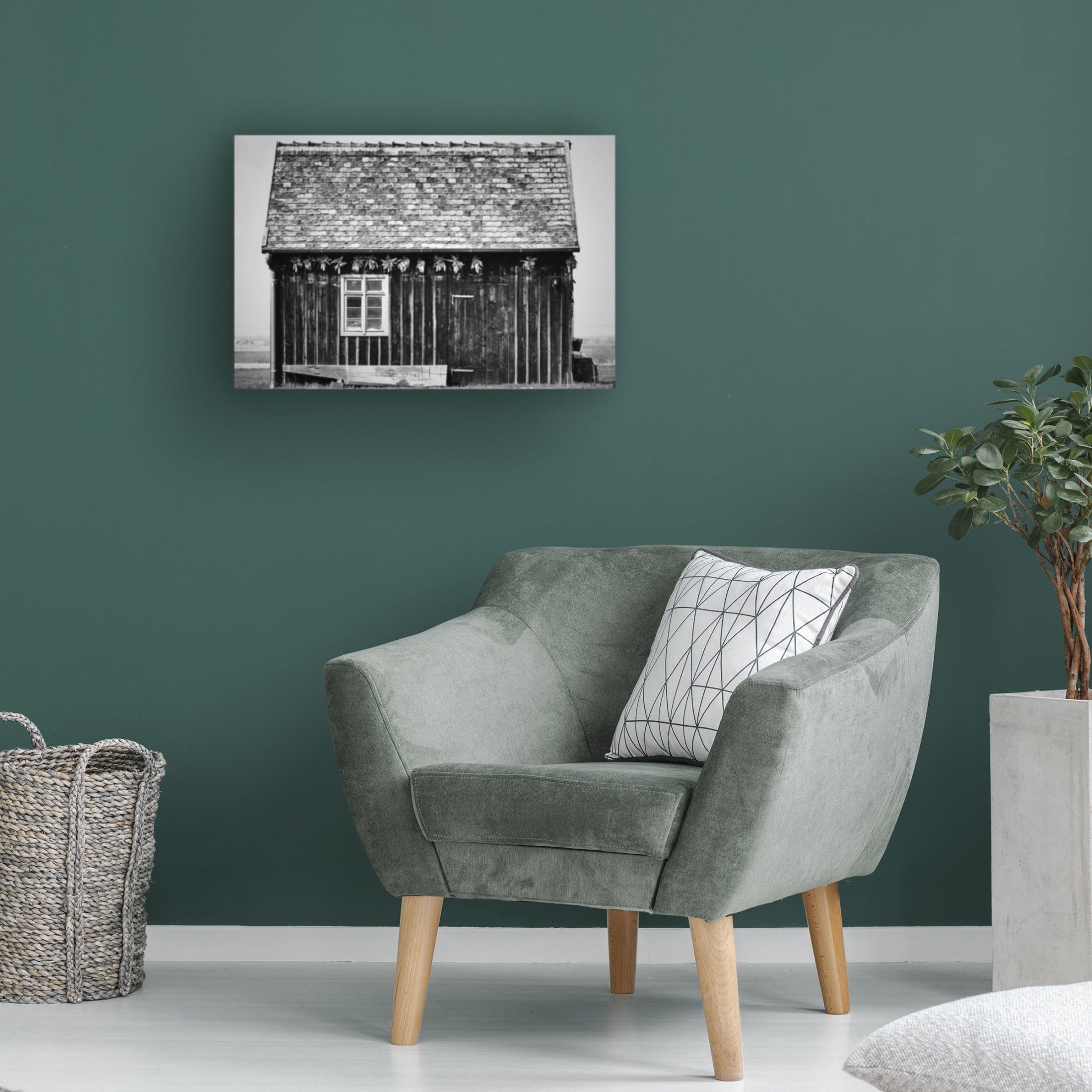 Canvas Wall Art - Steffen Ebert 'Old Shed' Wall Art for Living Room, Bedroom, or Office Décor by Trademark Fine Art - 24 x 16 Inches