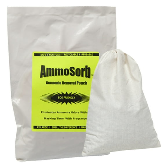 Pochette Réutilisable de Désodorisant d'Odeur d'Ammoniac d'Ammosorb, Traite 150 Pieds Carrés.