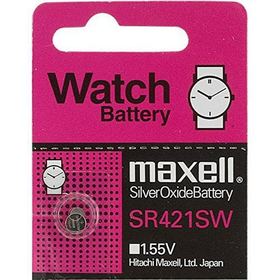 Maxell SR421SW 348 D348 SB-A6 SR421 Silver Oxide Watch Battery