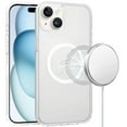 thumbnail image 5 of For Apple iPhone 16 Pro Max Case, MagSafe Compatible Case Hybrid Soft TPU Bumper Hard Translucent Matte Back Slim Shockproof Phone Cover (Clear), 5 of 9