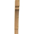 thumbnail image 2 of 4"W x 26"D x 34"H Merced Rough Sawn Knee Brace, Western Red Cedar, 2 of 4