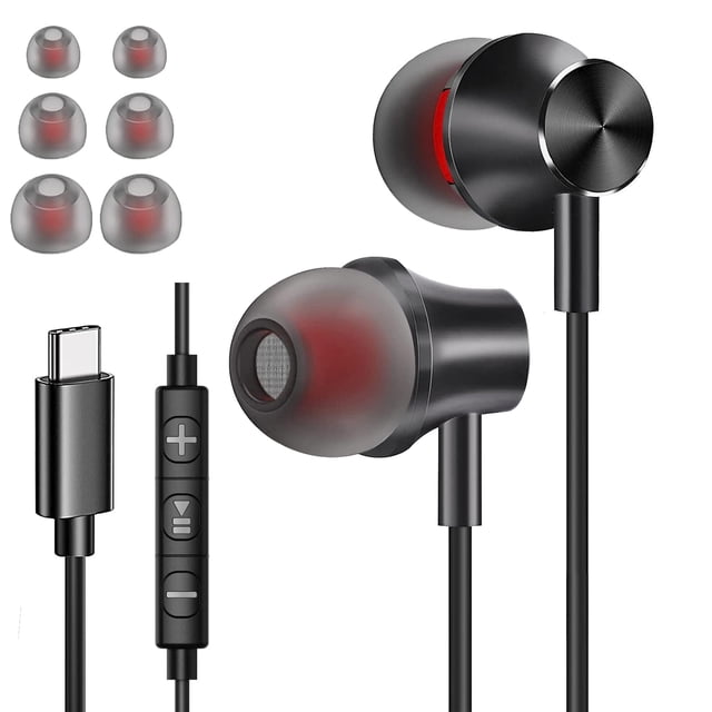 Auriculares USB C con cable XINLIANG para Samsung Galaxy S23 Ultra 5G S21 S20 S22 A53 Note 20