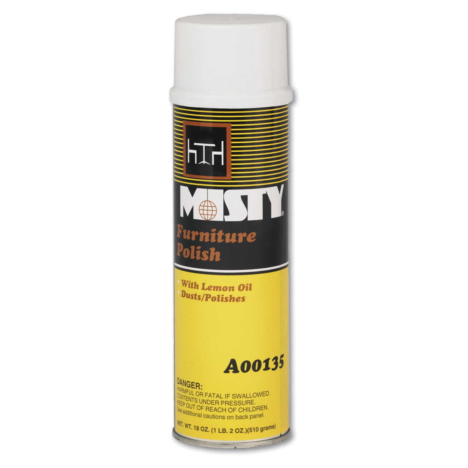 Misty Furniture Polish, Citrus Scent, 20 oz. Aerosol Can AMR1001520