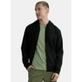 thumbnail image 2 of Athletic Works Men's and Big Men's Fleece Zip Hoodie Sweatshirt, Size S-5XLT, 2 of 7