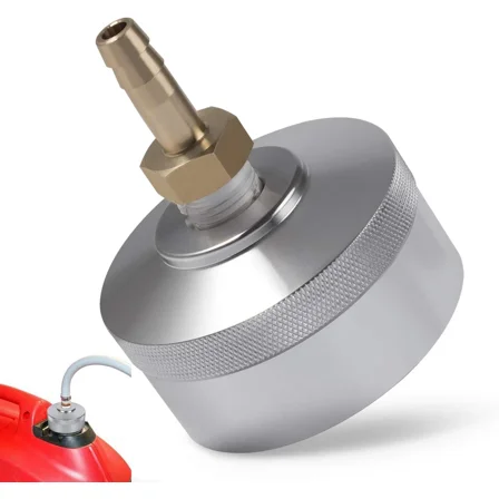 Aluminum Extended Run Fuel Gas Cap w/ Brass Hose For Yamaha EF2000is EF1000is