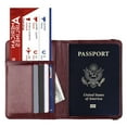 thumbnail image 3 of Kmbangi Passport Holder Floral Print Wallet Change Purse with Elastic Cord, 3 of 8