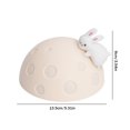 thumbnail image 5 of Linda Luz De Noche Led Moon Rabbit Bunny Kids Night Light 3 Gear Lámpara de noche ambiental para niños Bebé Wdftyju Para estrenar, 5 of 5