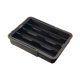 thumbnail image 2 of Organizador de cajones para cubiertos, bandeja expandible para cubiertos, gran capacidad, ahorro de espacio. Negro, 2 of 9