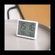 thumbnail image 5 of TermóMetro HigróMetro Digital con Reloj Monitor de Humedad Temporizador Alarma para Oficina en Casa HabitacióN de Blanco, 5 of 8