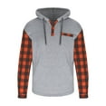 thumbnail image 6 of Fnooota Hoodies for Men 2025, Long Sleeve Athletic Pullover Casual Fall Sweatshirts Orange Size L, 6 of 6