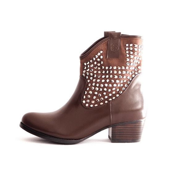 ANKLE BOOTS (BROWN)