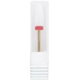 thumbnail image 2 of Pana 3/32" White Ceramic Flame Shape Safety Nail Drill Bit - Fine Grit, 2 of 6