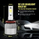 thumbnail image 4 of 2x Luces Del Coche Bombilla Blanca Lámpara LED Delantero 9 11 6000K Bombilla DYNWAVEMX Bombillas de faros LED, 4 of 8