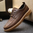 thumbnail image 1 of Zapatos de hombre para negocios, primavera, zapatos casuales de cuero para hombre, traje de moda, zapatos de trabajo negros transpirables de verano, 1 of 6