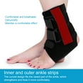 thumbnail image 3 of Ankle Brace for Sprain Fixation Support Comfortable Breathable Stabilize with Curved Aluminum Strip,Open Back Design for Inner,Outer Ankle Valgus, 3 of 7