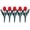 03_Red【Tulip Garden Fence x5】, variant on Tulip Flower Plastic Garden Fence Border, Decorative Lawn Edging for Outdoor Landscaping, Courtyard Yard Barrier, Blue, by IHXORA