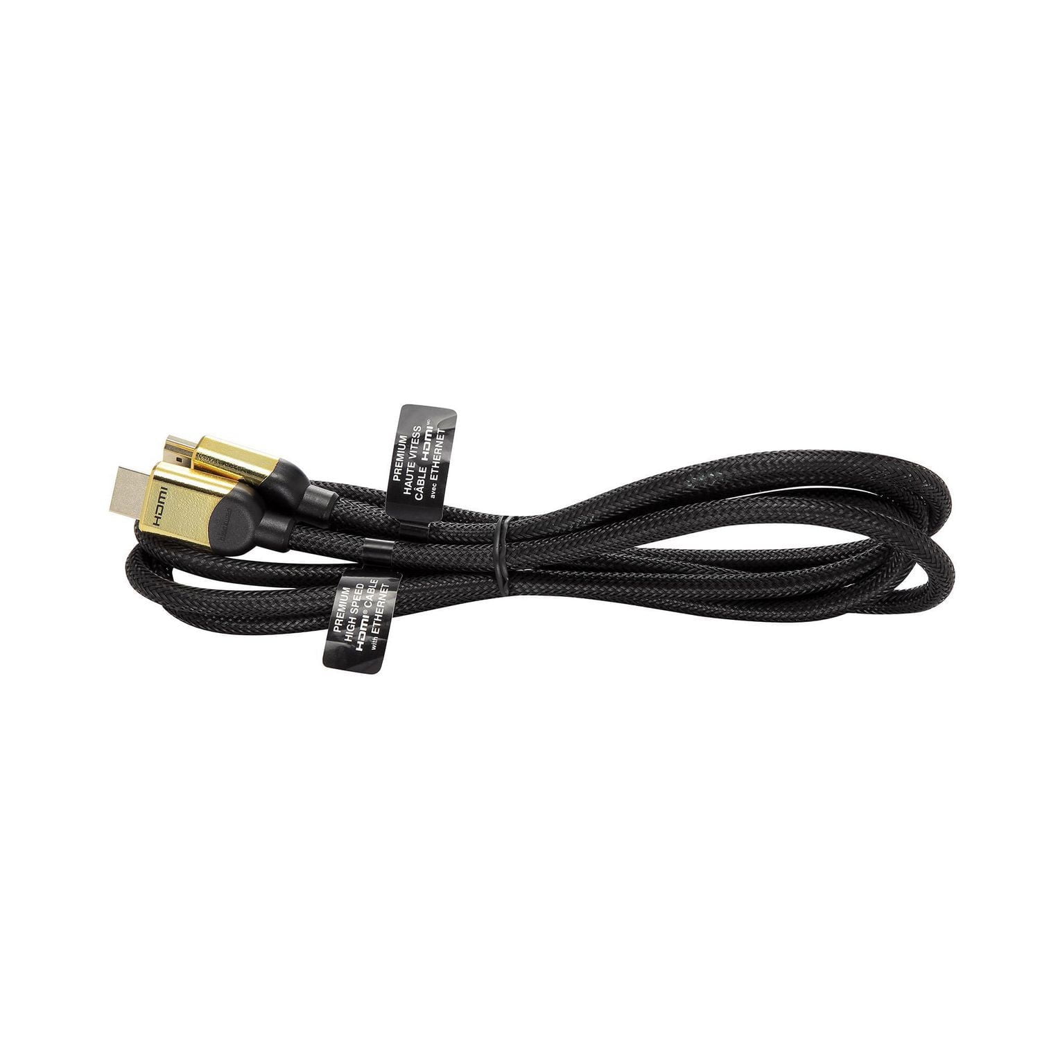 blackweb 6 FT 4K Premium HDMI Cable (Black)