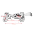 thumbnail image 4 of NRC&XRC Pair Heavy Duty 316 Stainless Steel Anti-Rattle Lockable Hold Down CLAMP Latch Locker Hatch Hardware, 4 of 4