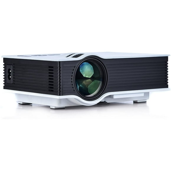 ELEPHAS Projecteur Photo Portable LED Couleur 130 Pouces 800x480dpi interface HDMI 800 lumens pour Cinéma Maison Jeux Vidéo TV Film avec Sortie USB/AV/SD/HDMI