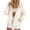 White, variant on Women's Solid Color Spring Autumn Sports Windbreaker Jacket, Lightweight Water Resistant Casual Coat with Full Zip, for Daily Active Wear or Outdoor Hiking Purple